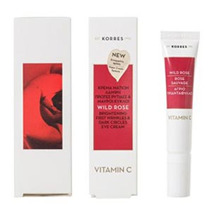 Κατά των ρυτιδών των ματιών μετά τα 40 κρέμα Korres – Wild Rose Eye Cream Vitamin C