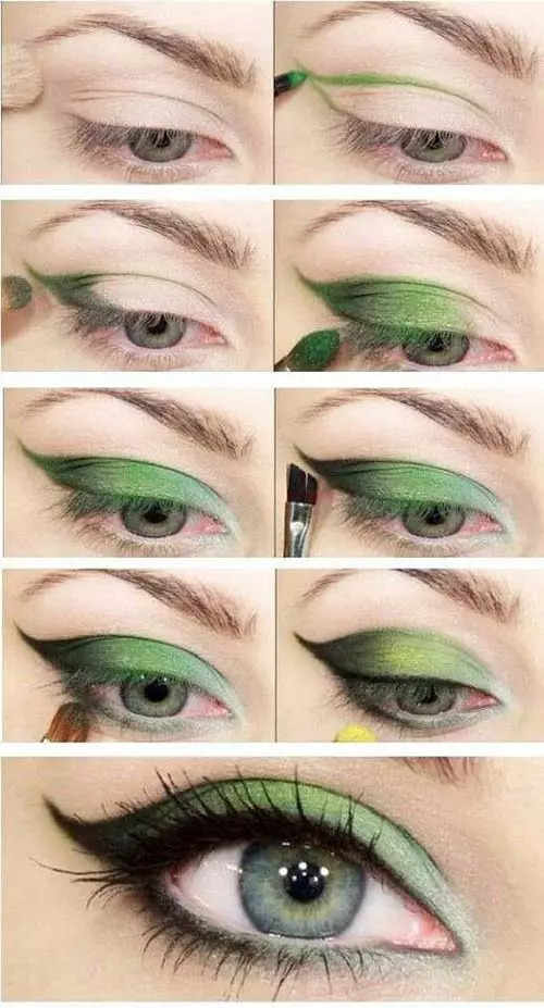 Μακιγιάζ πράσινων ματιών