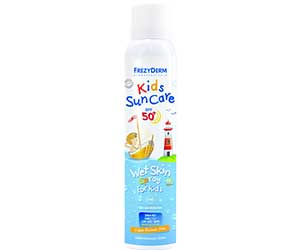 Αντηλιακό για παιδία της Frezyderm – Kids Sun Care Spray Water Skin SPF50