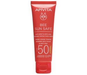 Apivita Bee Sun Safe Anti-Spot & Anti-Age Defence Face Cream SPF50